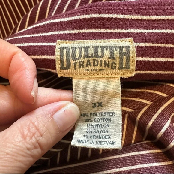 Duluth Trading Company Womens Ponte Pro Stripe Dress - Picture 5 of 6